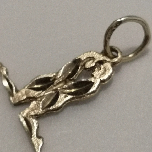 10k yellow gold kissing pendant - Picture 2 of 4